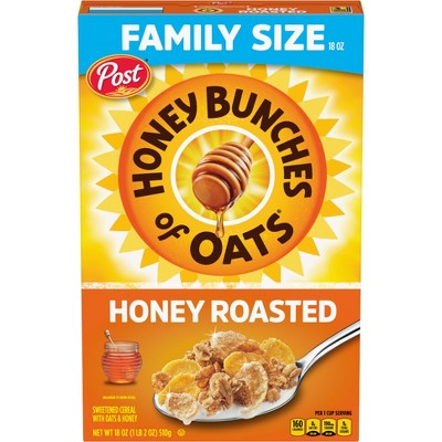 Honey Bunches of Oats Honey Roasted Oat Breakfast Cereal - 18oz - Post