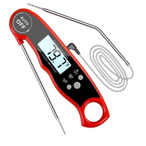 WOPET Cooking Thermometer with Dual Probes Meat Thermometer Digital Instant Read Kitchen Food Thermometer - 1 of 4
