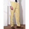INSPIRE CHIC Men's Big Tall Flat Front Business Striped Trousers - 2 of 4