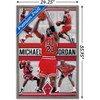 Trends International Michael Jordan - Collage Framed Wall Poster Prints - 3 of 4