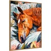 Amanti Art Animal Watercolor Art Horse Sleeping by Justyna Jaszke Framed Canvas Wall Art - 2 of 4