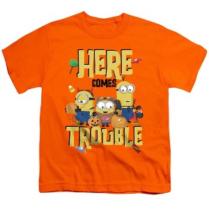 Boys' Despicable Me Minions Here For The Treats T-Shirt - 1 of 4