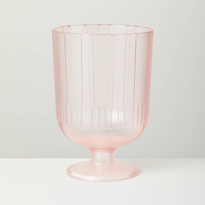 16oz Textured Tritan Plastic Wine Goblet - Hearth & Hand™ with Magnolia