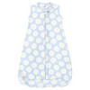 Hudson Baby Infant Girl Cotton Long-Sleeve Wearable Sleeping Bag, Sack, Blanket, Daisy Bee Sleeveless - 3 of 4