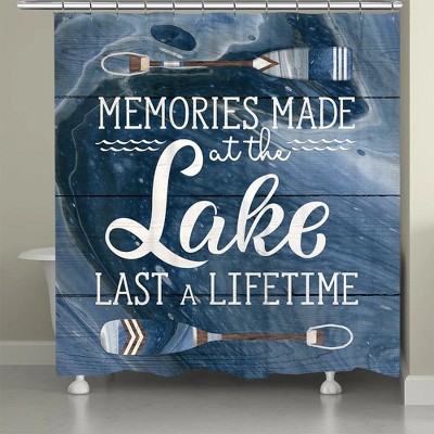 Laural Home Memories at the Lake Shower Curtain