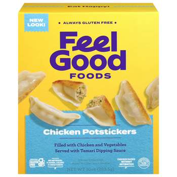 Feel Good Foods Gluten Free Frozen Vegan Chicken Potstickers - 10oz