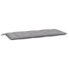 Aghana Digitals Grey Oxford Fabric Garden Bench Cushion - 47.2"x19.7", Water-Resistant, Non-Slip, - 2 of 4