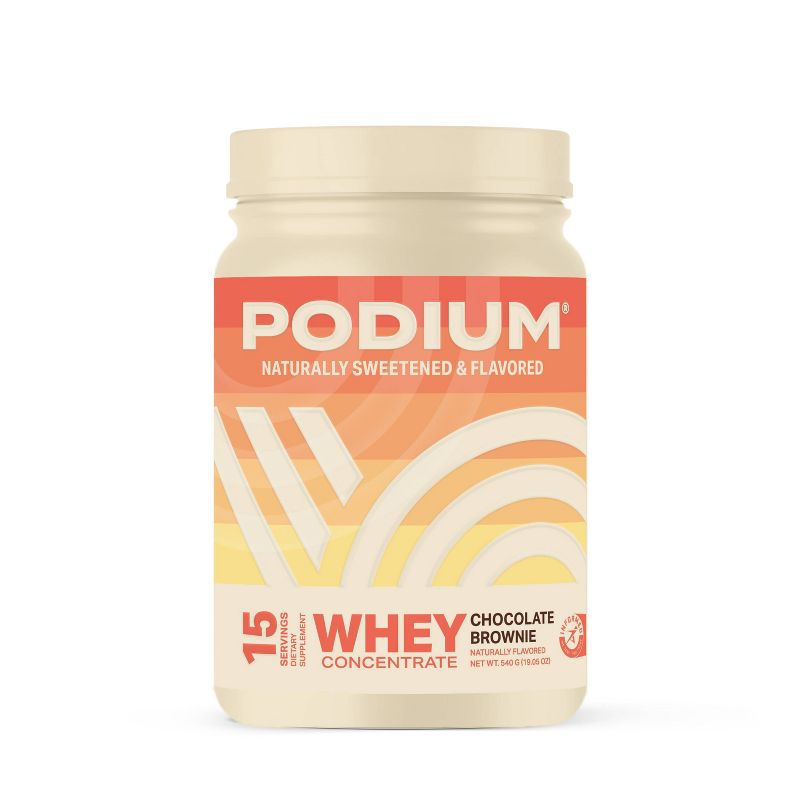 Podium Nutrition Whey Protein - Chocolate Brownie - 1.34lb/ 15 Servings, 1 of 15