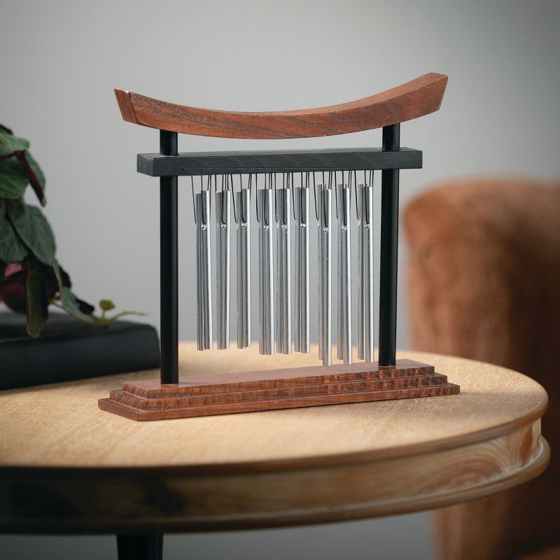 Woodstock Wind Chimes Signature Collection, Woodstock Tranquility Table Chime,  9'' Desk  Chime, 5 of 10