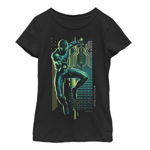 Girl's Marvel Spider-Man: Far From Home Night's Hero T-Shirt - 1 of 3