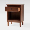 Stiva Classic Mid-Century Modern 1 Drawer Nightstand - Saracina Home - 3 of 4