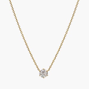 Bearfruit Jewelry Sterling Silver 18k Gold Plated Estelle Necklace - 1 of 4