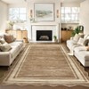 Scalloped Modern Abstract Area Rug Washable Rug for Living Room, Non-Slip Soft Carpet for Bedroom - 4 of 4