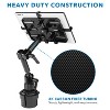 Mount-It! Premium Cup Holder Tablet Mount for Cars - Tablet ELD Mount - Heavy Duty Carbon Fiber Tablet Mount for iPad 7, Galaxy Tab, & Fire Tablets - 4 of 4