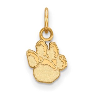 Black Bow Jewelry 14k Yellow Gold Pittsburgh Panthers NCAA Extra Small Pendant - 1 of 3