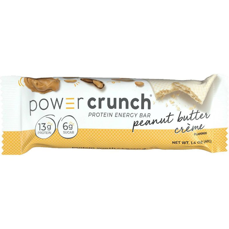 Power Crunch Peanut Butter Cream Wafer Protein Energy Bar - 5pk, 3 of 12