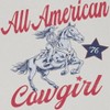 Social Collective Women's All American  Americana 4Th Of July Short Sleeve Graphic Cotton Baby Tee - Cloud Dancer M - 2 of 4