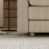 NicBex Modular Corduroy Sectional Sofa,Deep Seat Couch with 4 Pillows for Living Room,Apartment,Office,Beige - 4 of 4