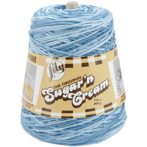 Lily Sugar'n Cream Cotton Cone Yarn, 14 oz, Sage, 1 Cone