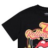 Rolling Stones Ladies Fashion Shirt - Ladies Classic Rolling Stones Clothing - Mick Jagger, Keith Richards, Charlie Watts Tee (Black, Medium) - 3 of 4