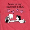 Boys' - Peanuts - Lucy And Schroeder Valentine's Piano Short Sleeve Graphic T-Shirt - 2 of 4
