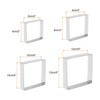 Unique Bargains Stainless Steel Baking Pastry Cookie Cutter Set Assorted Sizes 4 Pcs - 2 of 4