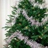 Northlight Two-Tone Shiny Tinsel Christmas Garland - 18' x 3" - Silver Pink - 3 of 4