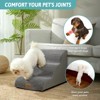 PetSafe Curved Dog Stairs – Foam Ramp for Small Pets, Non-Slip Ladder for Bed & Sofa with Waterproof Cover - 3 of 4