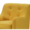 NicBex Woven Accent Chair,Upholstered Living Room Chairs with Tufted Back and Wooden Legs,Mid-Century Armchair,Accent Chairs for Living Room - 3 of 4