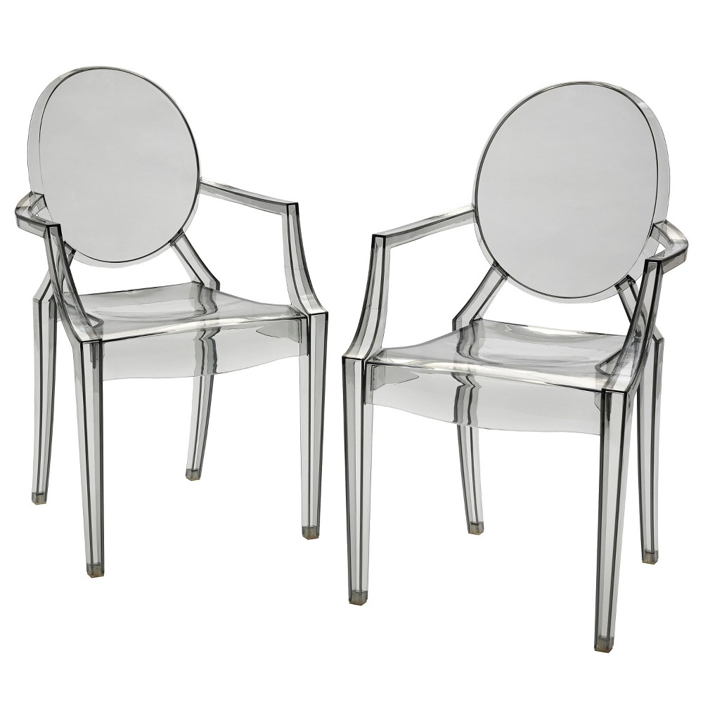 Set of 2 Castle Hill Arm Chairs Gray - Buylateral was $149.99 now $97.49 (35.0% off)