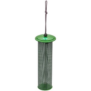 Birds Choice Color Pop Collection Magnet Mesh Tube Feeder 11.25" -Green and Lavender: Weather-Resistant, No Assembly Required - 1 of 4