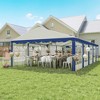 16.5' x 33' Large Party Tent, Heavy Duty Outdoor Canopy Tent with Removable Sidewalls, 10 Windows - 2 of 4