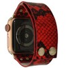 Olivia Pratt Metallic Snake Snap-Button Apple Watch Band - 3 of 4