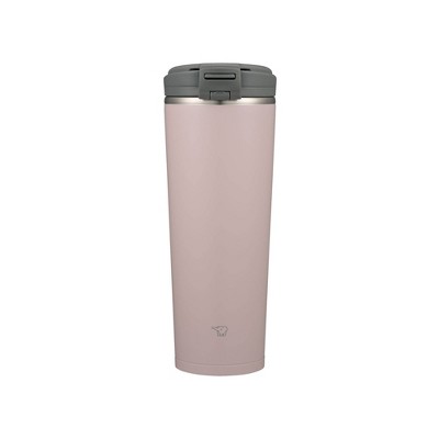 ZOJIRUSHI Stainless Mug with Tea Leaf Filter - Pink Champagne 11oz