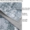 Runner Rug Modern Abstract Hallway Carpet Machine Washable Non-Slip Indoor Long Rug Bathroom Entryway Contemporary Accent Throw Easy Clean - 3 of 4