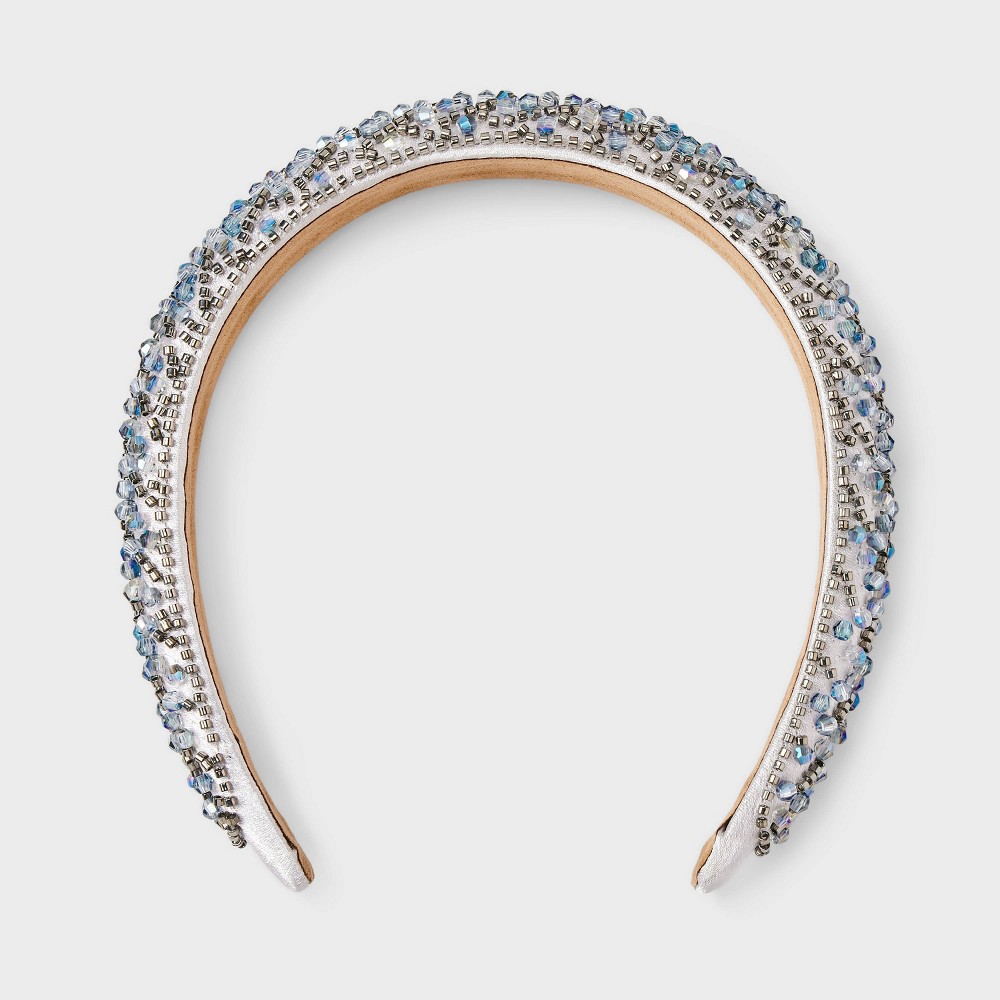 Beaded Padded Headband - A New Day™ Blue