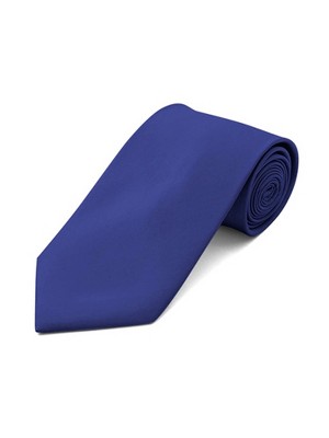 Thedappertie Men's Royal Blue Solid Color 2.75 Inch Wide And 57 Inch ...