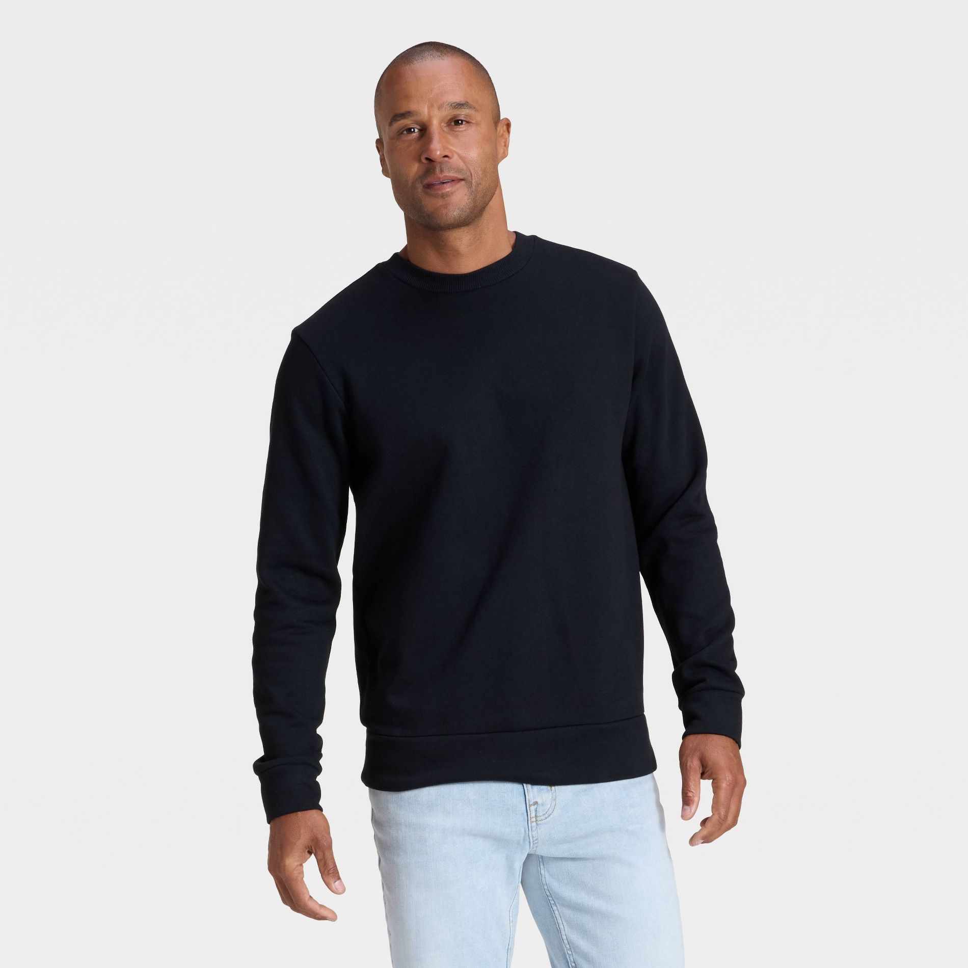 Men's Every Wear Fleece Crewneck Sweatshirt - Goodfellow & Co™