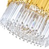CWI Lighting,Deco 7 Light Down Chandelier With Medallion Gold Finish - 3 of 4