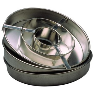 Norpro Checkerboard Cake Pan Set, 4-Piece Baking Kit with 3 Nonstick Pans and Batter Divider - 1 of 4