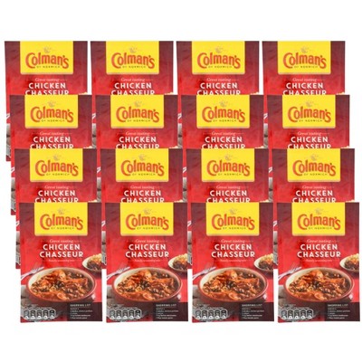 Colman's Chicken Chasseur Seasoning Mix - Case of 16/1.5 oz