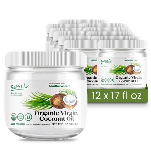 Organic Virgin Coconut Oil, 17 fl oz (500 ml) - by Food To Live - 1 of 4