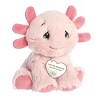 Aurora Small Lottie Axolotl Precious Moments Inspirational Stuffed Animal Pink 6.5" - 2 of 4