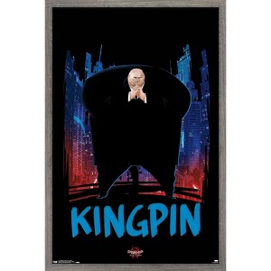Trends International Marvel Spider-Man - Into The Spider-Verse - Kingpin Framed Wall Poster Prints - 1 of 4