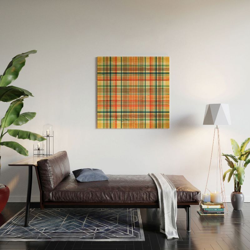 Sheila Wenzel-Ganny Pastel Country Plaids Wood Wall Mural - society6, 2 of 3