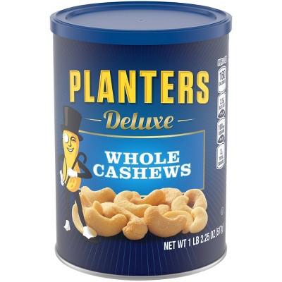 Planters Deluxe Salted Whole Cashews - 18.25oz