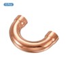 Unique Bargains Copper Soldering HVAC Refrigeration U Shape Elbow 180 Degree Pipe Fittings Rose Gold - 3 of 4