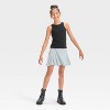 Girls' Pointelle High Neck Tank Top - art class™ - 3 of 3