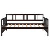 PAGED Twin Daybed Modern Wooden Bed Frame Simple Sofa Bed with 3 Storage Drawers and Trundle for Bedroom, Living - 3 of 4