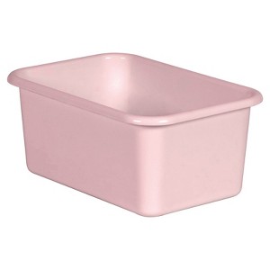 Teacher Created Resources Blush Small Plastic Storage Bin (Pack of 6) - 1 of 1